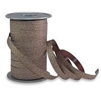 C.E. Pattberg Präsent - Poly Glitter Curling Ribbon Brown 10 mm width, 100 m length