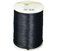 Präsent - Rayon Raffia Biodegradable Ribbon Black 100 Meter Spool