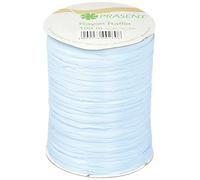 PRÄSENT - Rayon Raffia Biodegradable Ribbon Light Blue 100 meter spool