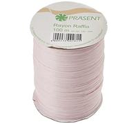 PRÄSENT - Rayon Raffia Biodegradable Ribbon Light Pink 100 meter spool