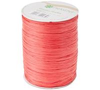 PRÄSENT - Rayon Raffia Biodegradable Ribbon Red 100 meter spool