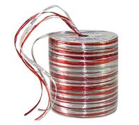 PRÄSENT - Rayon Raffia Biodegradable Ribbon Red 50 meter spool