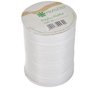 PRÄSENT - Rayon Raffia Biodegradable Ribbon White 100 meter spool