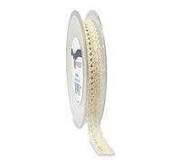 Präsent - Rennes Lace Ribbon Cream 15 mm Width, 15 m Length