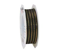 Präsent - Richmond Organza Ribbon Black 20-M-roll 25 mm Width