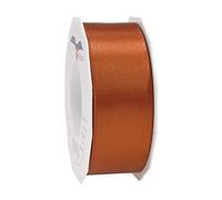 PRÄSENT - Satin Ribbon Cinnamon 40 mm width, 25 m length