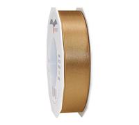 Präsent - Satin Ribbon Gold 25 mm Width, 25 m Length