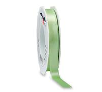 Präsent - Satin Ribbon Pastel Green 15 mm Width, 25 m Length