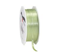 Präsent - Satin Ribbon Pastel Green 3 mm Width, 50 m Length