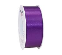 PRÄSENT - Satin Ribbon Violet 40 mm width, 25 m length