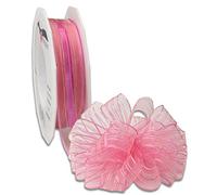 Präsent - Venedig Pull Bow Ribbon Pink 25 mm width, 25 m length