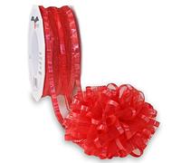 Präsent - Venedig Pull Bow Ribbon Red 40 mm width, 25 m length