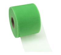 Präsent - Verona Tulle Ribbon Lime 72 mm Width, 50 m Length