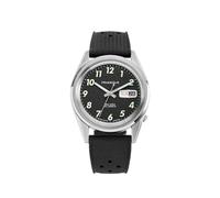 PRAESIDUS | REC SPEC - Watches for Men, Men's Wrist Watches - Field, Military - OG Indexes, Popcorn Dial, Black Tropic Rubber Strap | Automatic, Gift