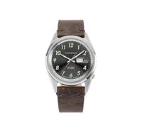 PRAESIDUS REC SPEC OG SUNRAY Automatic Steel Leather Brown Black Men's Watch, Black