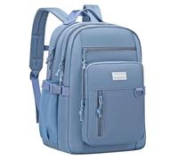 PRAGARI Kids Backpack for School Cute Aesthetic Backpack Girls Student Bookbag Women Travel Lightweight Book Bag, Blue, L, Casual, Fashion, Travel, Climbing, Hiking, Students, Work