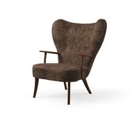 Pragh Armchair Sheepskin Drake/Oiled Walnut
