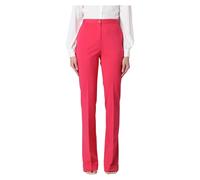 Pragmatico Pantalone Punto Milano - female - PINKO - Straight Trousers - Red - L - Trousers L