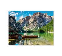 Pragser Wildsee, Dolomites, South Tyrol，Puzzle 1000 Pieces Jigsaw Puzzles for Adults and Child（75x50cm）-A5