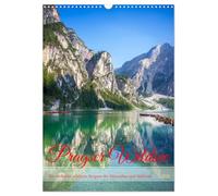 Pragser Wildsee - Perhaps the most beautiful mountain lake in the Dolomites and South Tyrol UK-Version (Wall Calendar 2026 DIN A3 Portrait), CALVENDO 12 Month Wall Calendar