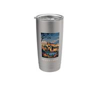 Prague Castle Charles Bridge Czech Republic Design Stainless Steel Insulated Tumbler