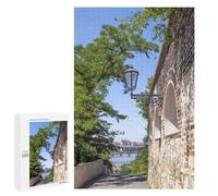 Prague Castle View from Hill, 1000 PCS Displayable Picture Puzzle, Festive Gift for Adults, with A Decorative Finished Picture