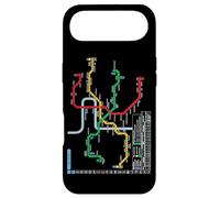 Prague Czech Metro Suburban Railway - Souvenir Route Map Case for iPhone Air