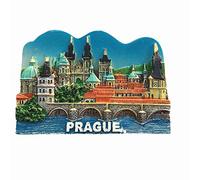 Prague Czech Republic 3D Fridge Magnet Souvenir Gift Home Kitchen Decoration Magnetic Sticker,Prague Czech Refrigerator Magnet Collection