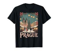 Prague Czech Republic, European Christmas Market, Fun Family T-Shirt