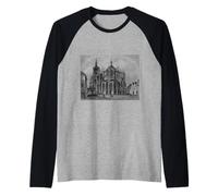Prague Czech Republic ex Czechoslovakia Souvenir Prague Raglan Baseball Tee