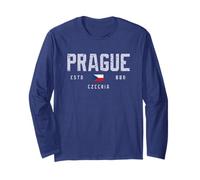 Prague Czech Republic Field/Prague Czechia Long Sleeve T-Shirt
