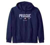 Prague Czech Republic Field/Prague Czechia Zip Hoodie