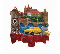 Prague Czech Republic Fridge Magnet Travel Souvenir Gift Collection Home Kitchen Decoration Magnetic Sticker, Prague Czech Refrigerator Magnet