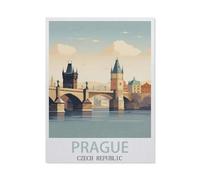 Prague Czech Republic，Puzzle 1000 Pieces Paper Puzzle Adult Children'S Educational Toy Family Decompression Game（50x70cm）-EY34