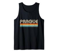 Prague Czech Republic Retro Holiday Souvenirs Vacation Tank Top