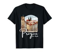 Prague Czech Republic Sketch Souvenir Prague T-Shirt