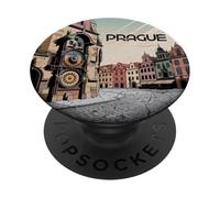Prague Czech Republic Souvenir Prague PopSockets Adhesive PopGrip