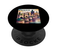 Prague Czech Republic Souvenir Prague PopSockets Adhesive PopGrip