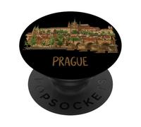Prague Czech Republic Travel Souvenir City Landmark Gift PopSockets Adhesive PopGrip