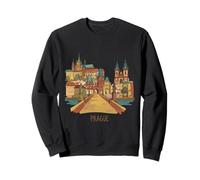 Prague Czech Republic Travel Souvenir City Landmark Gift Sweatshirt