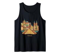 Prague Czech Republic Travel Souvenir City Landmark Gift Tank Top