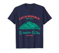 Prague Czech Republic Vacation Wander Often Go Far T-Shirt