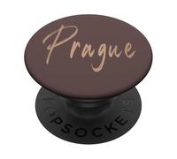 Prague Czech Republic Vintage elegant design PopSockets Adhesive PopGrip