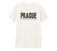 Prague is Calling and I Must Go | Czech Republic Lover Premium T-Shirt