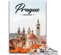 Prague Jigsaw Puzzles for Adults Teenagers Jigsaws Puzzle, Educational Family Game Suitable for Desktop Decoration 1000pcs (26x38cm)
