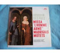 Prague Madrigal Singers - 50553 PRAGE MADRIGAL SINGERS Josquin Des Prez Works LP