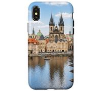 Prague Old Town Bridge River Historic City Scenic Graphic Case for iPhone X/XS