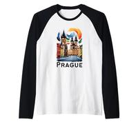 Prague Sketch/Prague Raglan Baseball Tee