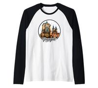Prague Sketch/Prague Raglan Baseball Tee
