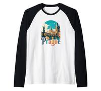Prague Sketch/Prague Raglan Baseball Tee